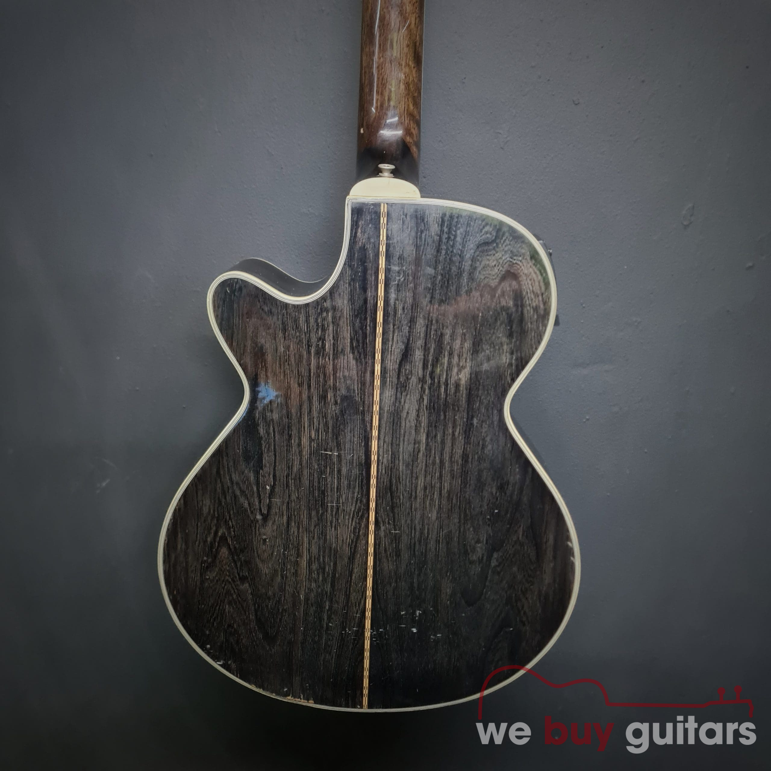 Crafter BA550EQ Acoustic Bass – Black (Used) - Image 3