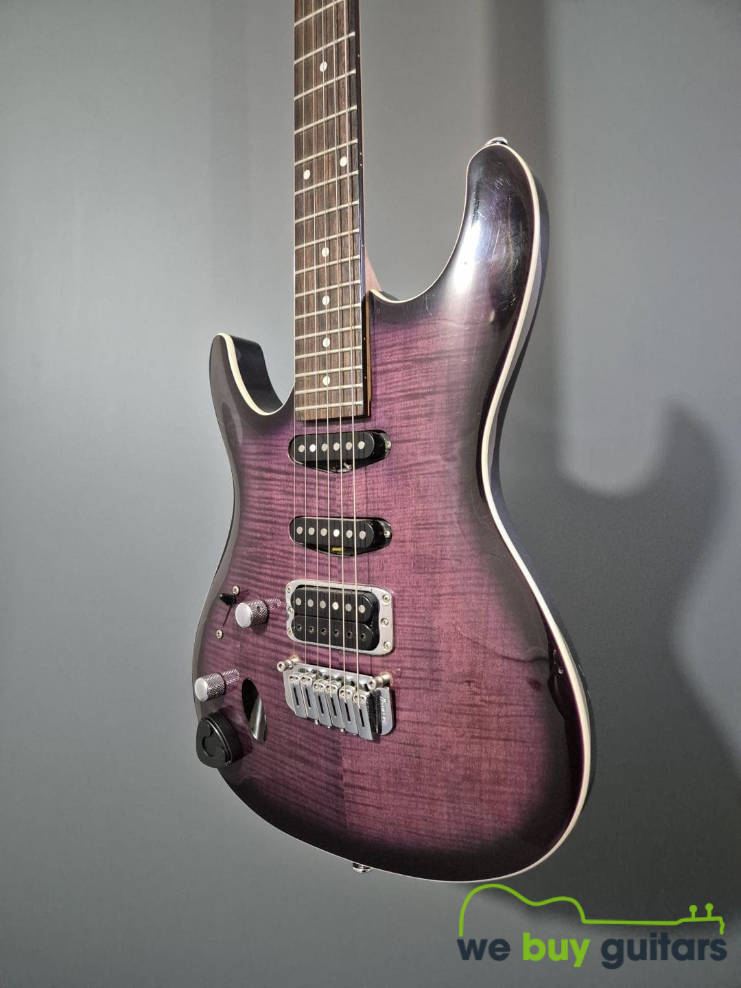 Ibanez SA Series Left-Handed Electric Guitar – Purple Burst