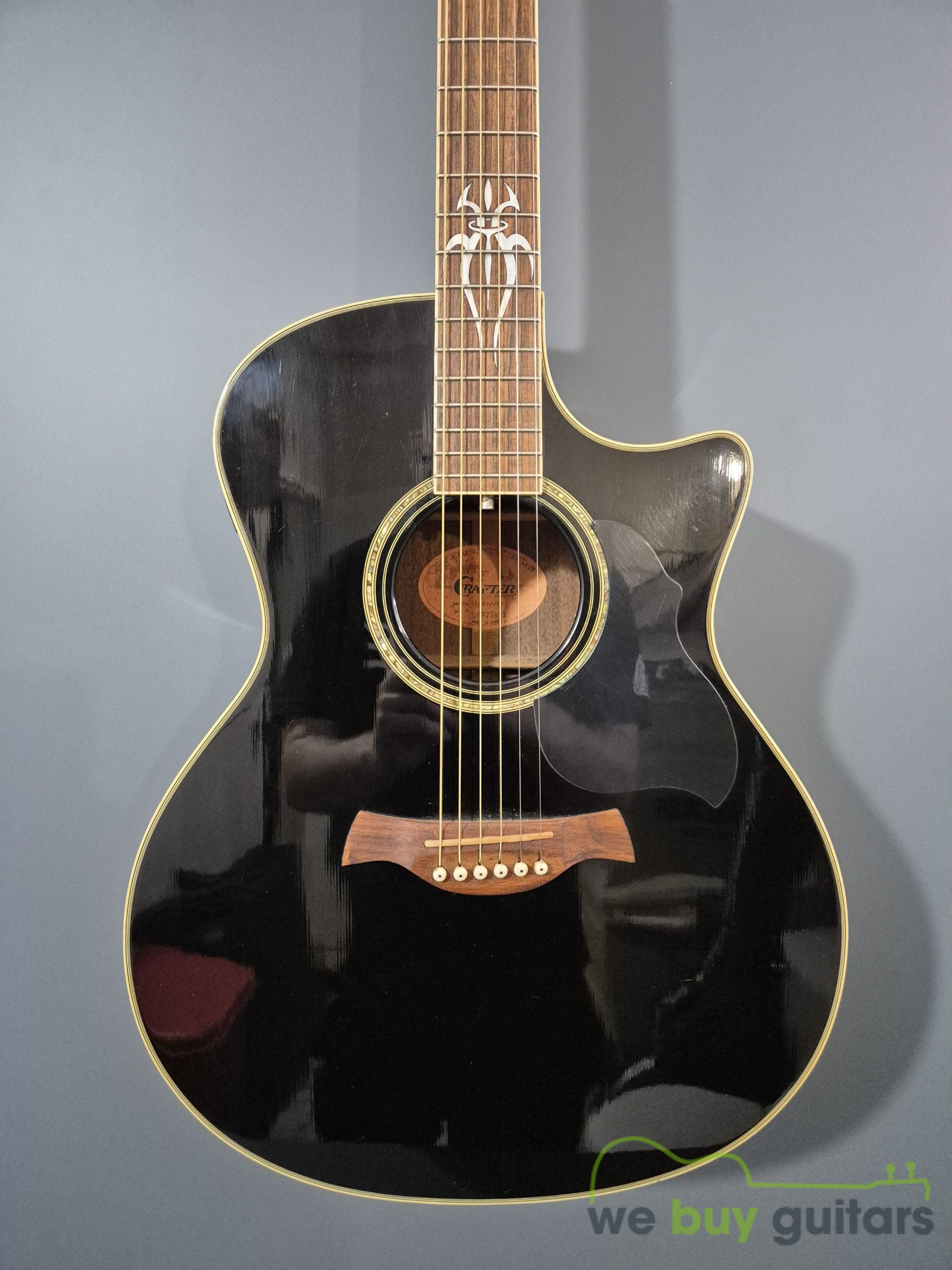 Crafter GAE85P/BX Grand Auditorium - Gloss Black - Image 2