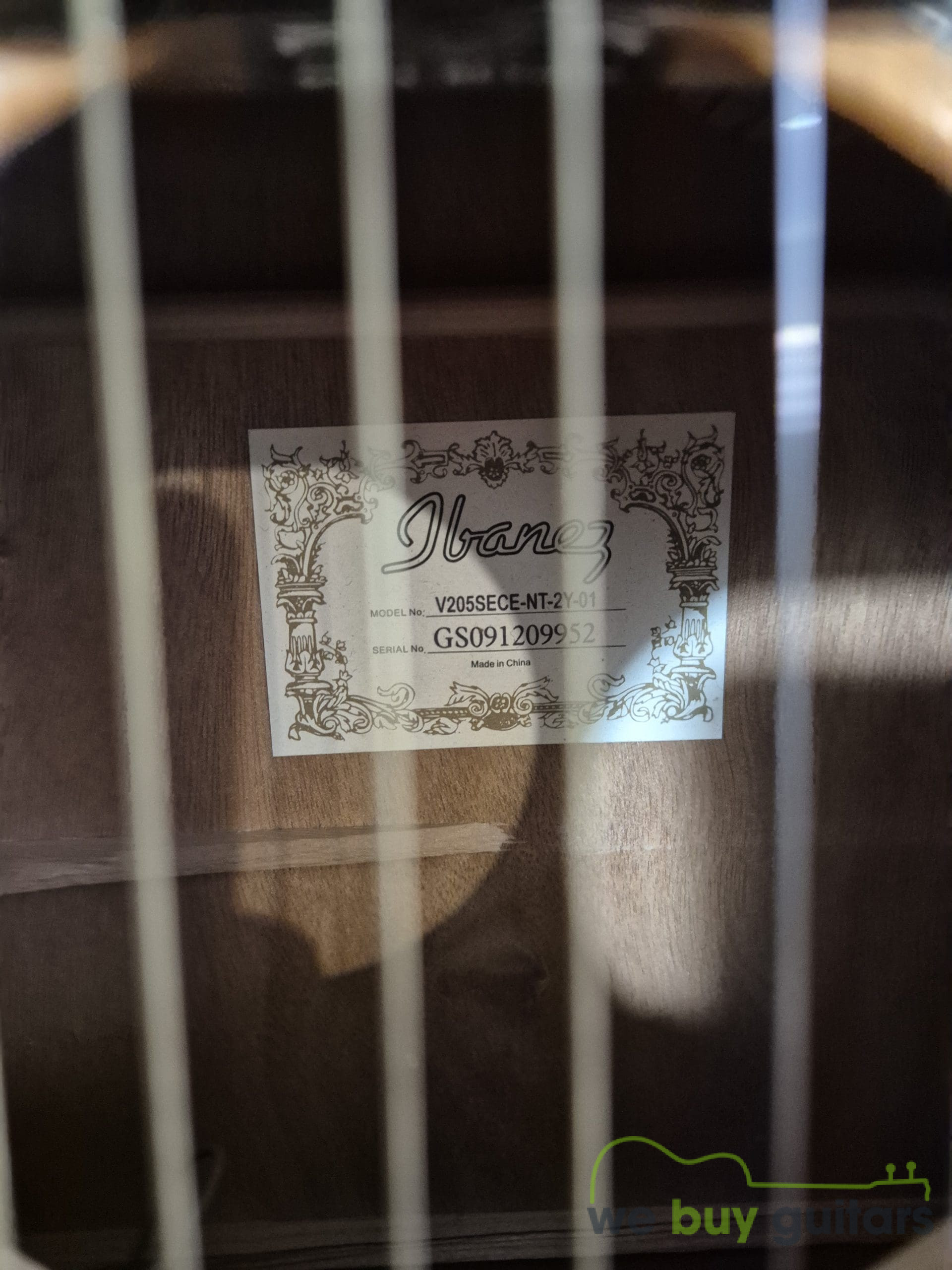 Ibanez V205-NT Acoustic Guitar - Natural - Image 5