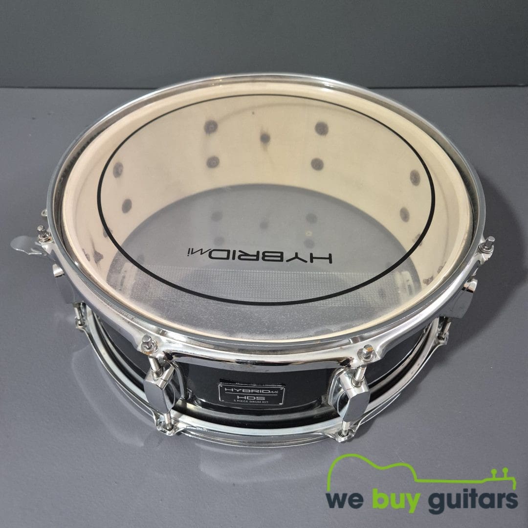 Hybrid+ HDS Series Snare Drum – Black Gloss